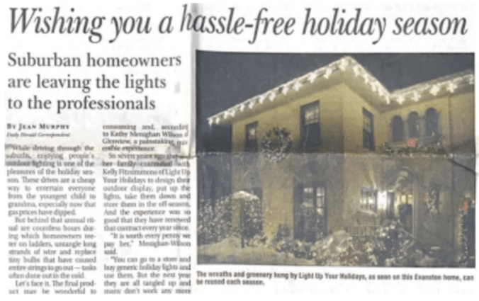 Chicago Outdoor Holiday Lighting