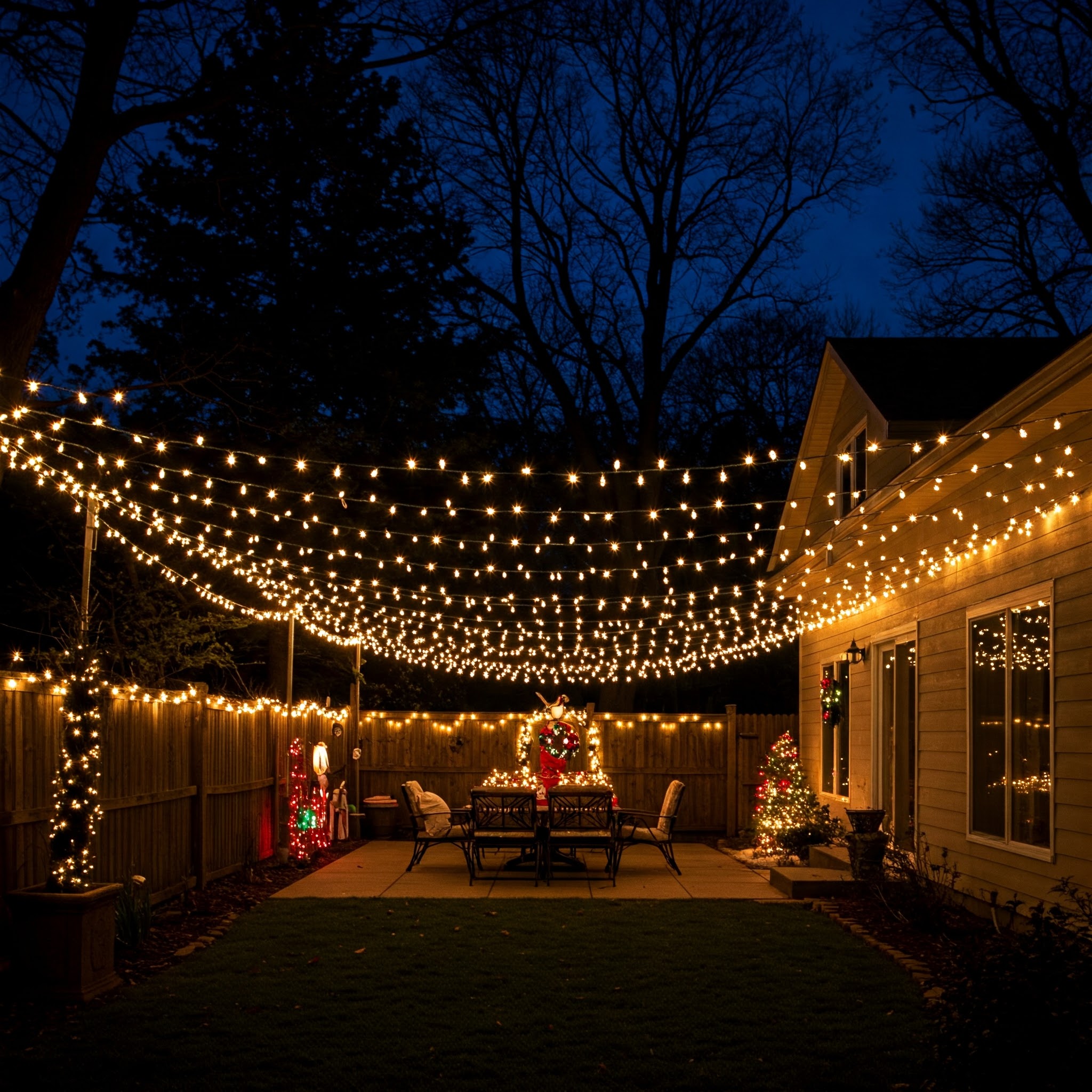 Light Up Your Holidays|Backyard
